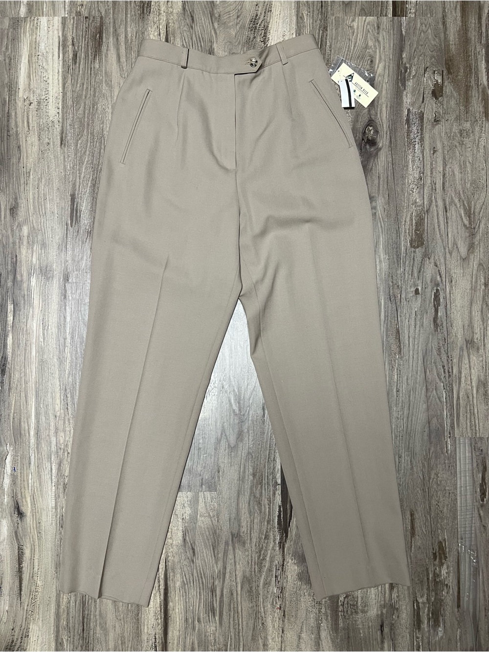 Austin Reed Petite Wool NWT Thompson Trousers in Taupe